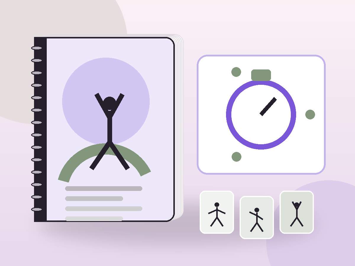 Mockup do material 30 aulas express de Yoga
